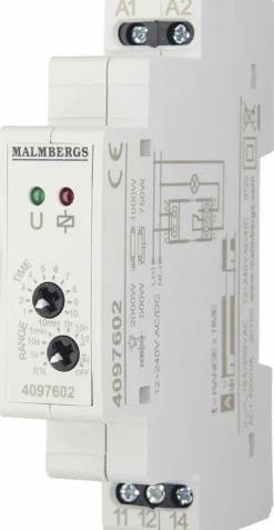 Aikarele Malmbergs, vetohidastettu, 12-240V