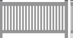 Aitaelementti Kruunuaita Säde 1000x2000 mm kuusilauta pohjamaalattu