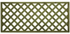 Aitaelementti Lehto A06 1800x800 mm vinoristikko vihreä