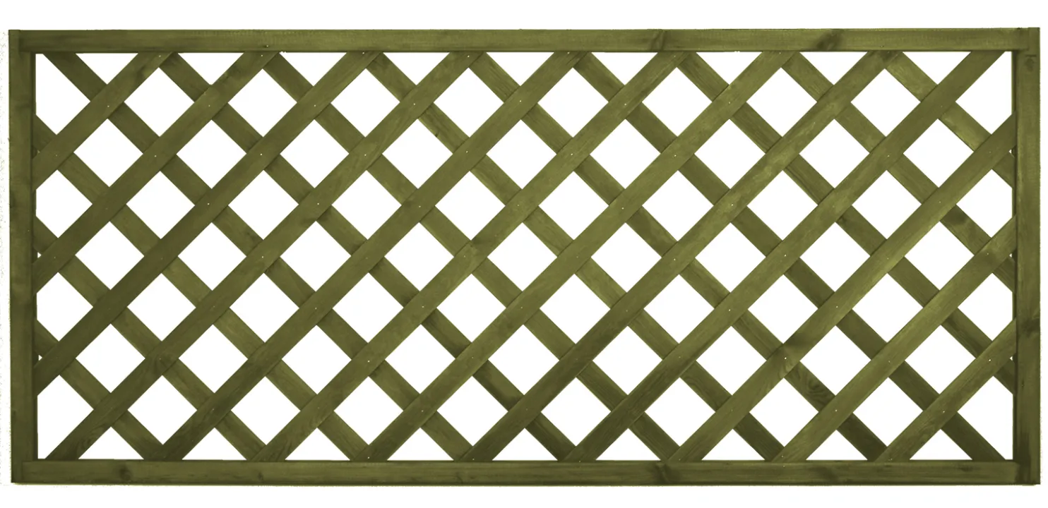 Aitaelementti Lehto A06 1800x800 mm vinoristikko vihreä