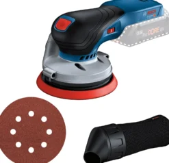 Akkuepäkeskohiomakone Bosch Professional GEX 18V-125 Solo 18V ilman akkua