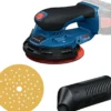 Akkuepäkeskohiomakone Bosch Professional GEX 18V-150-3 Solo 18V ilman akkua