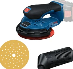 Akkuepäkeskohiomakone Bosch Professional GEX 18V-150-3 Solo 18V ilman akkua