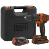 Akkuiskuporakone Black+Decker BDCHD18KB 18V 2x1,5 Ah akulla