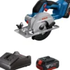 Akkukäsipyörösaha Bosch Professional GKS 18V-51 18V 2x4,0 Ah akuilla