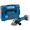 Akkukulmahiomakone Bosch Professional GWS 18V-10 P Solo 18V ilman akkua + L-Boxx