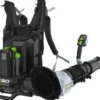 Akkukäyttöinen reppupuhallin Ego Power+ LBPX1100, 56V, säädettävä teho, 1870m³, 36Nm, ilman akkua