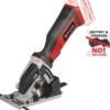 Akkuminikäsisirkkeli Einhell PXC TE-CS 18/150 Li-Solo 18V ilman akkua