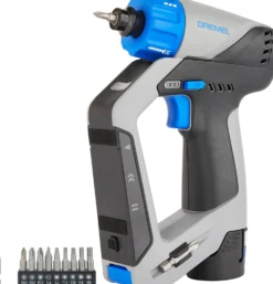 Akkumonitoimiporakone Dremel Blueprint DD12V-S1 linjalaser + rakenneilmaisin 12V 2,0Ah akulla