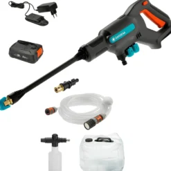 Akkupainepesuri Gardena AquaClean 18 V RTU 24 bar itseimevä 2,5 Ah akulla