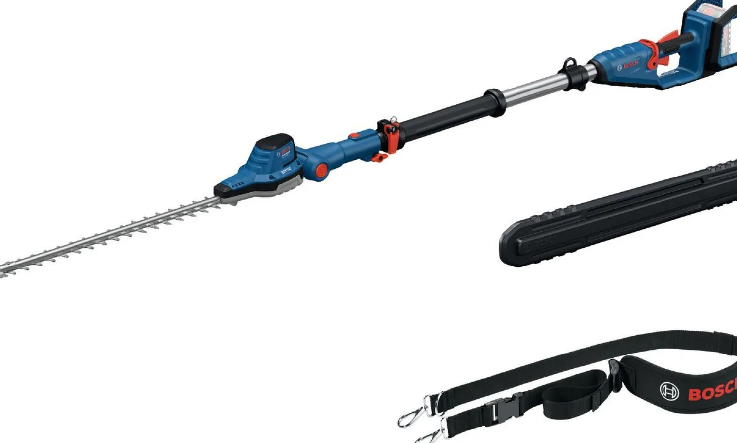 Akkupensasleikkuri Bosch Professional GHE 18V-50 T Solo 18V ilman akkua + teleskooppivarsi