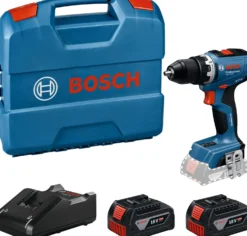 Akkuporakone Bosch Professional GSR 18V-65 18V 2x5,0 Ah akuilla + L-Case
