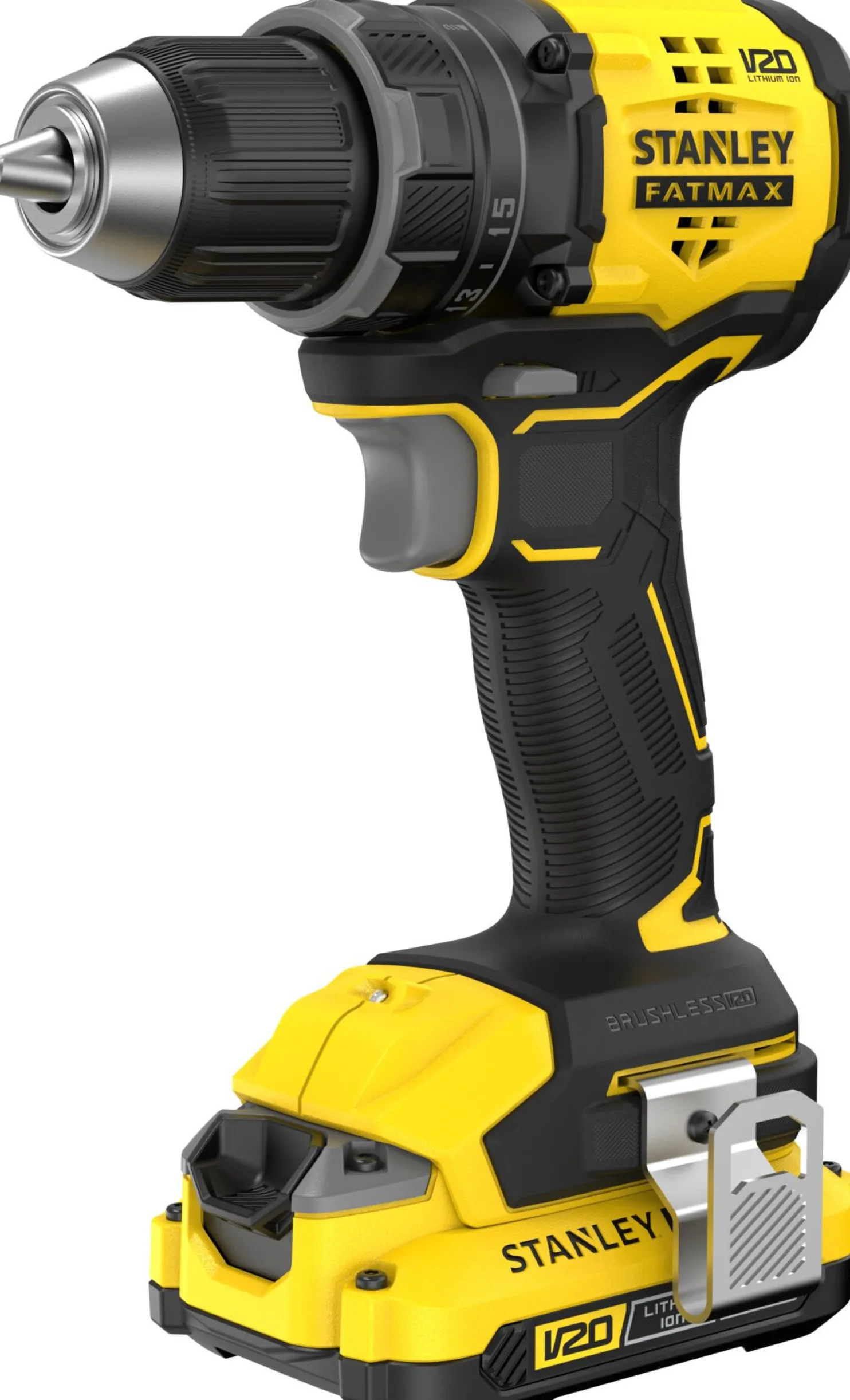 Akkuporakone Stanley Fatmax V20 SFMCD714D2T-QW 18V 2x2,0 Ah ProStack-akuilla