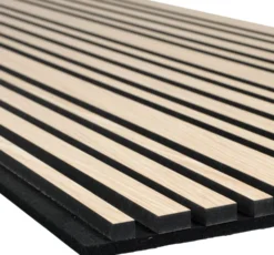 Akustiikkalevy Fibrotech Premium Signatur, 22x305x3000mm, vaalea tammi puuviilu