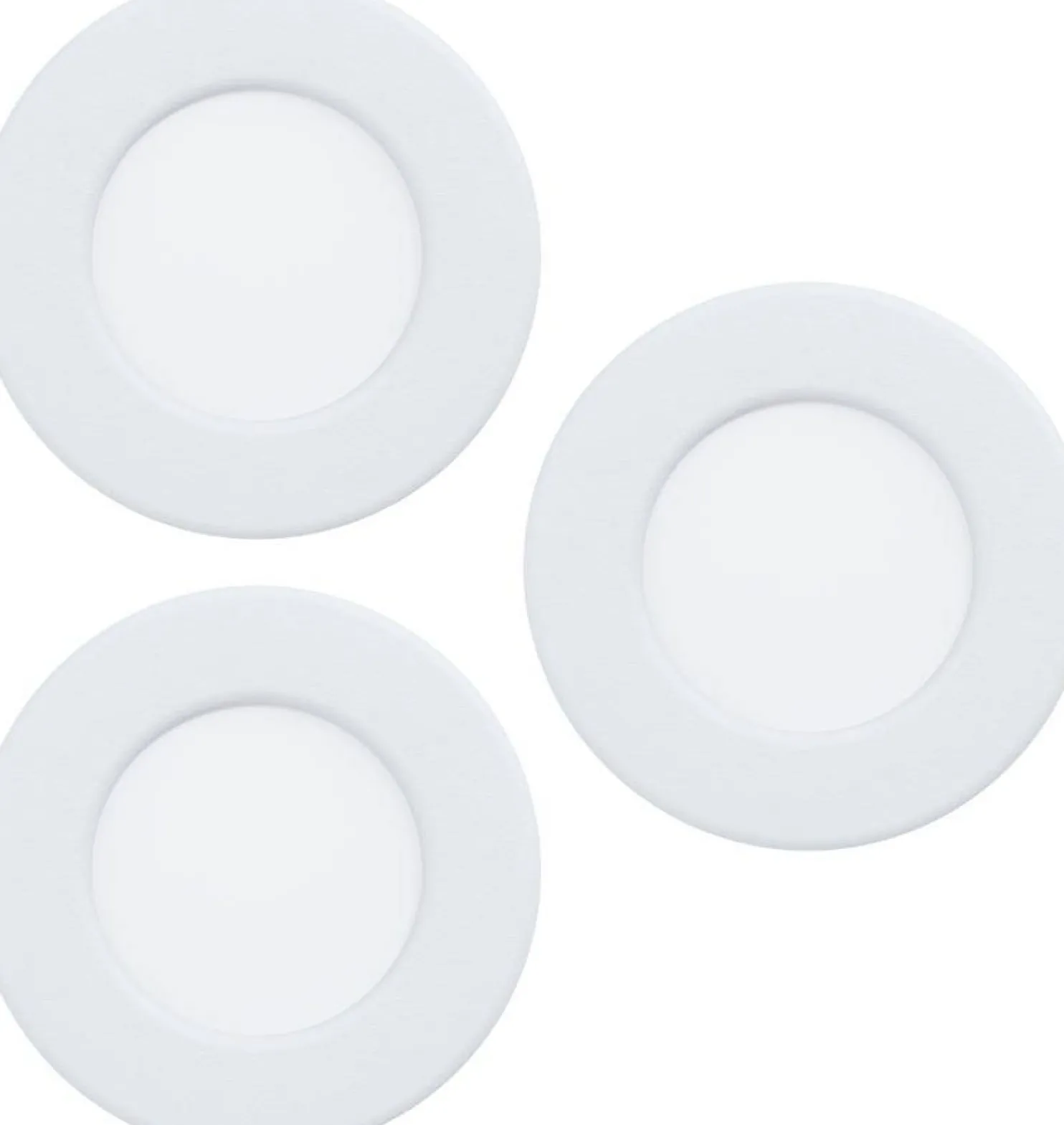 Alasvalosarja 3 x Eglo Fueva 6-z LED RGB/CCT Ø8.6cm IP44
