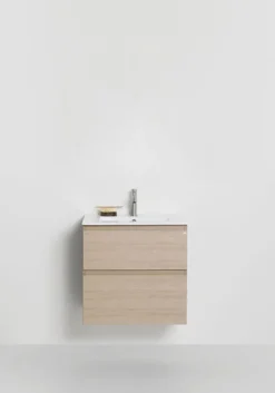 Allaskaappi altaalla Hafa Go Plus, 600x610x165mm, 2 ltk, eri värejä