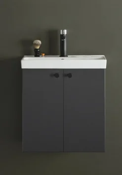 Allaskaappi altaalla Hafa Neat, 560x550mm, 2 ovea, antrasiitti