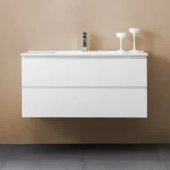 Allaskaappi Bathlife Eufori, 600-1000 mm, valkoinen