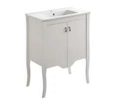 Allaskaappi Interia Elizabeth 60, 60x82x46 cm, valkoinen