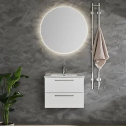 Allaskaappi pesualtaalla Bathlife Lust valkoinen eri kokoja