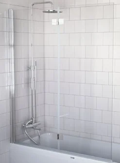 Ammeseinä Nordhem Gotland II 1200x1520 mm kromi/kirkas vasen