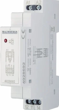 Apurele Malmbergs, 230V, 1-vaihto, 16A