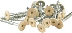 Asennusruuvi Fibrotech akustiikkalevyille, 5x45mm, 100kpl, beige