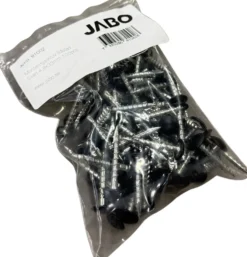 Asennusruuvi Jabo Båstrad rimapaneeleille, musta 4,8x33mm 100 kpl
