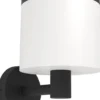 Aurinkokennoseinävalaisin Eglo Pantete, musta/valkoinen