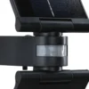 Aurinkokennoseinävalaisin Paulmann Lesla 150x130mm USB-ladattava hämäräohjattu liiketunnistin IR IP65 3000K 12.5W 1000lm antrasiitti