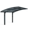 Autokatos Palram-Canopia Arizona Breeze, 13.8m², yhdelle autolle, tummanharmaa/harmaa
