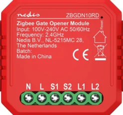 Autotallioven ja porttien ohjain Nedis ZBGDN10RD SmartLife ZigBee 3.0