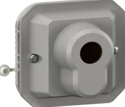 Avainpainikemekanismi Legrand Plexo 10 A ylös–alas–OFF IP55, harmaa