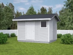 Elementtivarasto Timburg E7c 3540x2640 mm 9.35 m² puuvalmis
