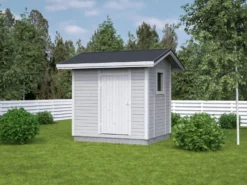 Elementtivarasto Timburg E2c 2540x2140 mm 5.44 m² puuvalmis