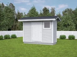 Elementtivarasto Timburg E3 1040x3140 mm 2.33 m² puuvalmis