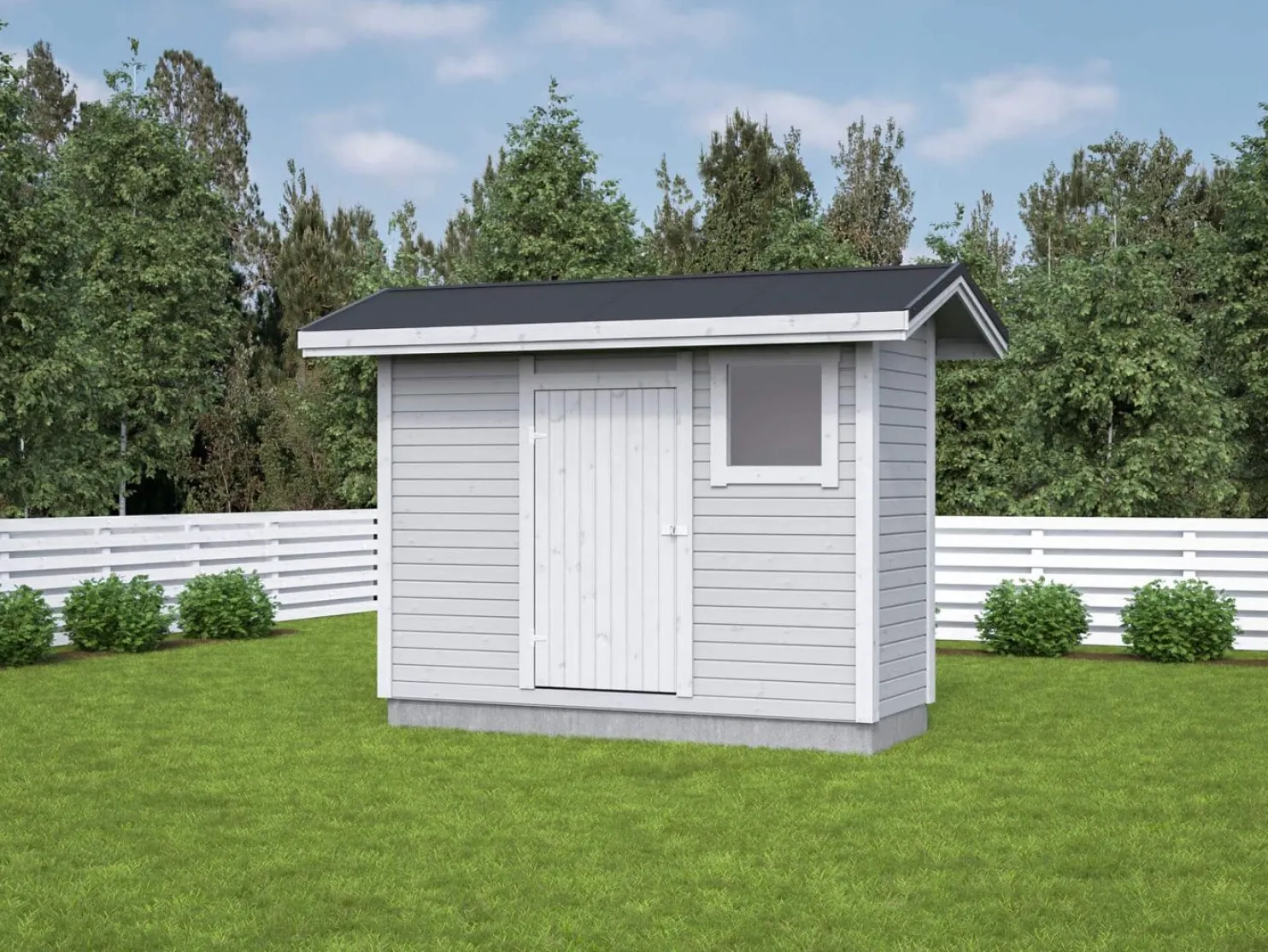 Elementtivarasto Timburg E3 1040x3140 mm 2.33 m² puuvalmis