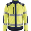 Fleecepusero Blåkläder 4888 Highvis huomiokeltainen/sininen