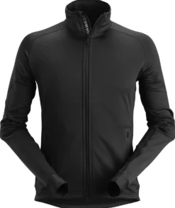 Fleecetakki Snickers Workwear FlexiWork 8003 Polartec Power Stretch 2.0 musta