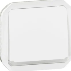 Hakuvalollinen painikemekanismi Legrand Plexo 1 NO 10 A IP55, valkoinen