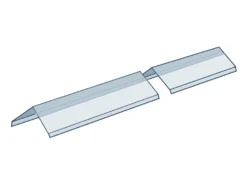 Harjamuovi Keraplast 2050x125+125 mm, PC kirkas