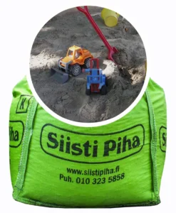 Hiekkalaatikkohiekka Siisti Piha 0-4mm eri kokoja