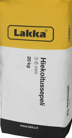 Hiekoitussepeli Lakka, 3-6mm, eri kokoja