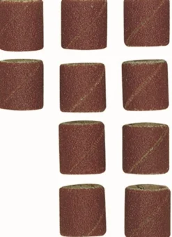 Hiomahylsysarja Proxxon – 10 kpl Ø 14mm, karkeus 120, kiinnityskara pyörötyökaluille