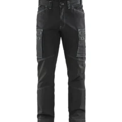 Housut Blåkläder 1459 Stretch denim musta