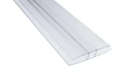 H-profiili Keraplast PC 10mm, kirkas 4 m