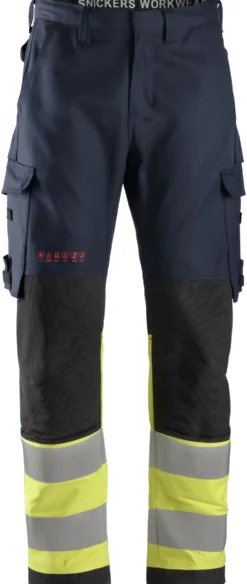 Huomiotyöhousut Snickers Workwear 6363 ProtecWork lk 1