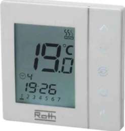 Huonetermostaatti Roth Basicline näytöllä 230V
