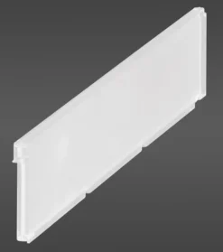 Hyllykorin jakaja Elfa 40 Classic 427x11x95 mm 2 kpl läpikuultava