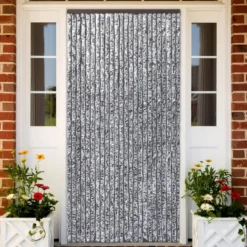 Hyönteisverho ruskea ja beige 100x220 cm chenille